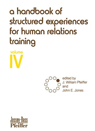 Handbook Of Structured Experiences For Human Relations Training