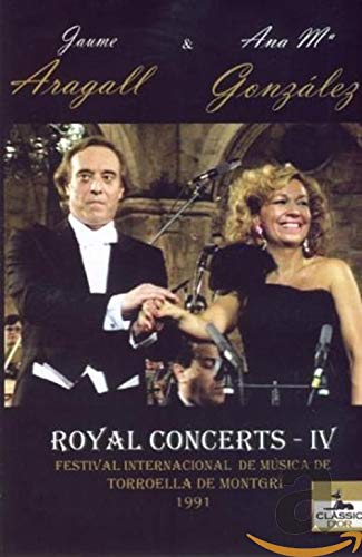 DVD cover featuring Jaume Aragall and Ana Mª González in concert.