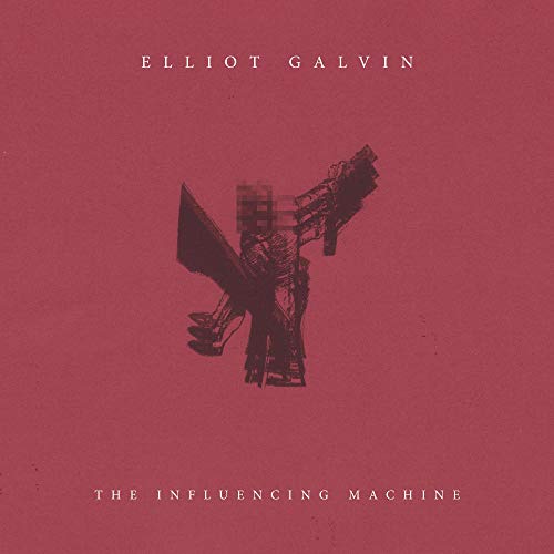 CD cover for "The Influencing Machine" by Elliot Galvin, abstract figure.