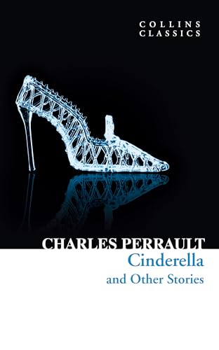Book cover featuring a glass slipper and the title "Cinderella and Other Stories".
