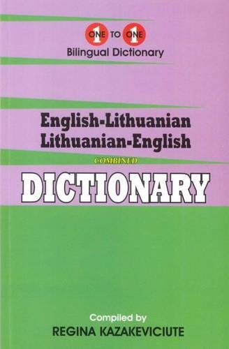 English-Lithuanian & Lithuanian-English One-to-One Dictionary (exam-suitable)