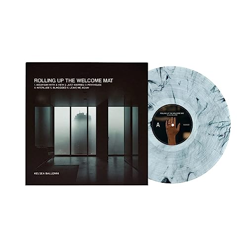 Kelsea Ballerini’s “Rolling Up the Welcome Mat” vinyl record, marbled white.