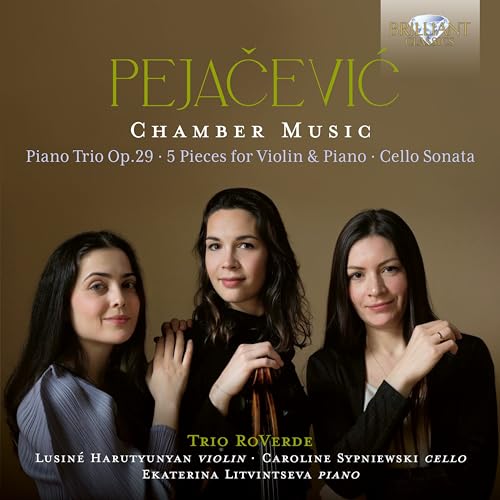 CD cover featuring three women and text identifying composer Pejacevic.
