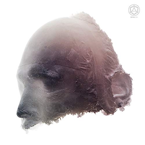 CD cover featuring a ghostly, fragmented bust portrait in shades of gray.