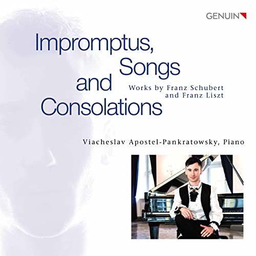CD cover: pianist Viacheslav Apostel-Pankratowsky, Schubert and Liszt works.