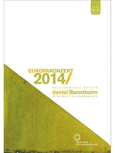 DVD cover for Europakonzert 2014 Berlin, featuring text and a green gradient.