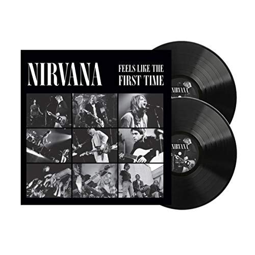 Nirvana “Feels Like The First Time” vinyl record with black records.