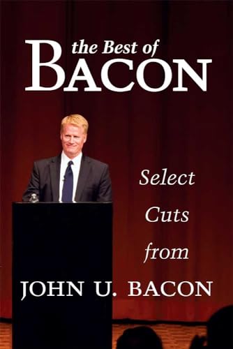Book cover featuring a man at a podium, titled “The Best of Bacon.”