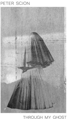 Black and white album cover featuring a draped figure, "Through My Ghost".