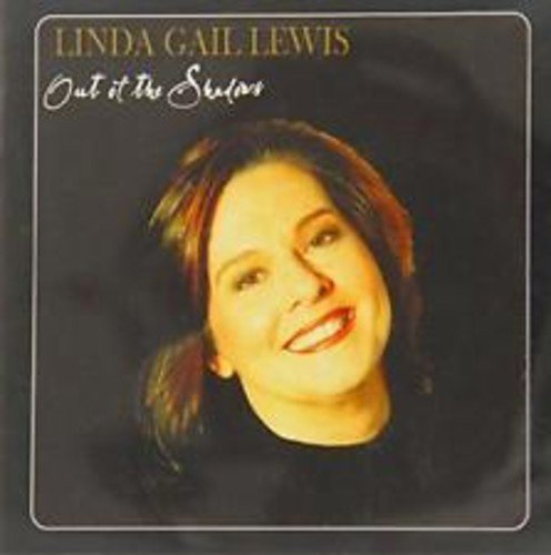 CD cover for Linda Gail Lewis’ “Out of the Shadows” album, portrait.