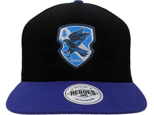 Harry Potter - Badge Ravenclaw (Unisex Black/Blue Snapback Cap) One Size
