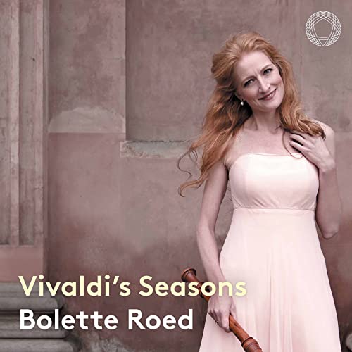 CD cover: Woman with red hair holding a baroque violin.