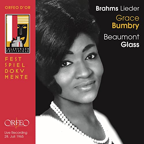 CD cover featuring Grace Bumbry, a portrait of the singer.