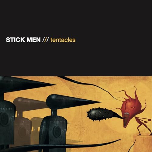 Dark album cover with abstract figures and swirling tentacles.