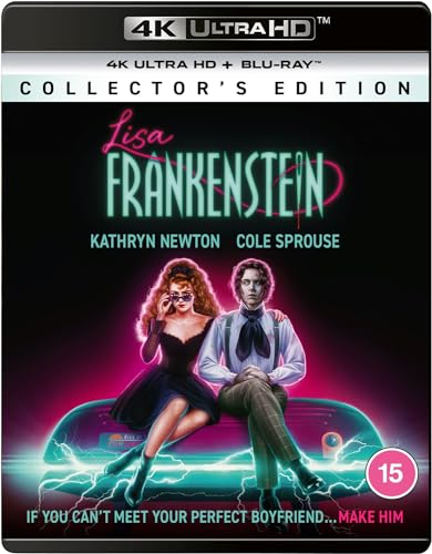 “Lisa Frankenstein” movie cover featuring Kathryn Newton and Cole Sprouse.