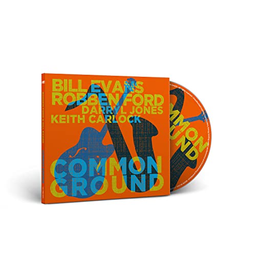 CD cover and disc for Common Ground by Bill Evans and Robben Ford.