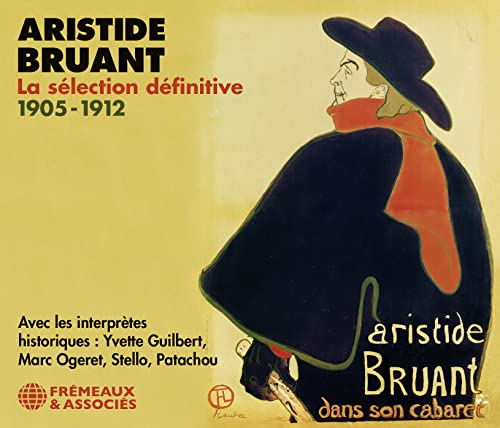 CD cover featuring a vintage lithograph of Aristide Bruant in a hat.