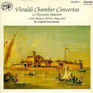 CD cover: Vivaldi chamber concertos with a Venetian waterscape painting.
