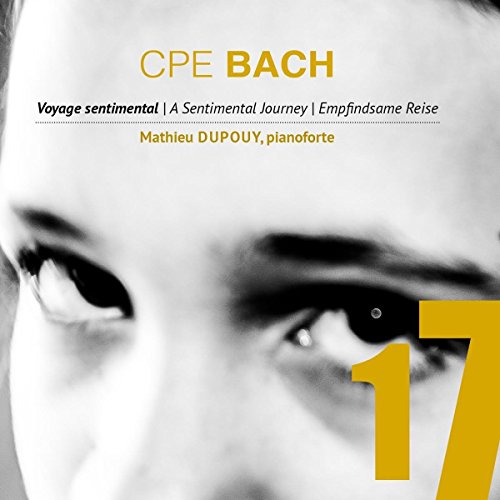 CD cover featuring an eye and the number 17, with text: CPE Bach.