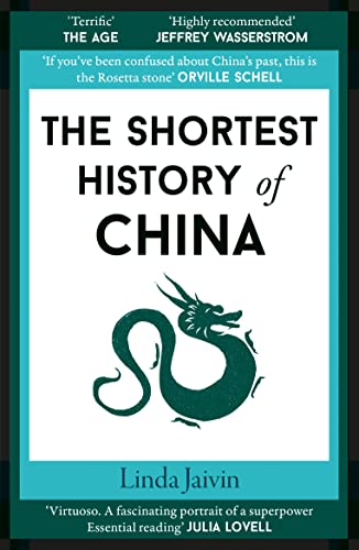 Book with dark cover, white title and author text, China's landscape or map possibly.
