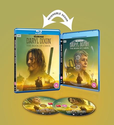 The Walking Dead: Daryl Dixon" Season 2 Blu-ray case with two discs and artwork.