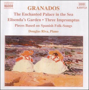 CD cover featuring painting of women in white dresses by the sea.
