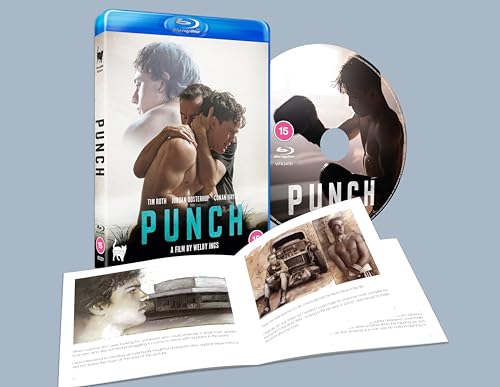 Punch" Blu-ray case, disc, and insert with images of young men.