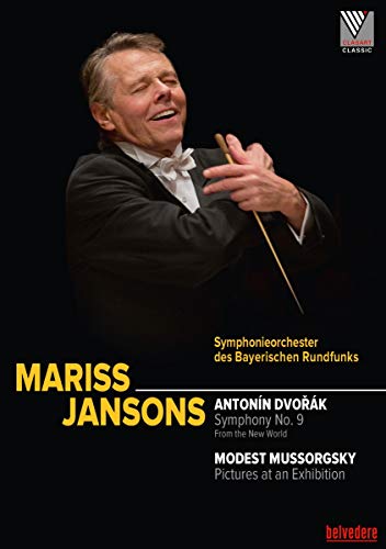 DVD cover featuring conductor Mariss Jansons and text for Dvorak’s Symphony No. 9.
