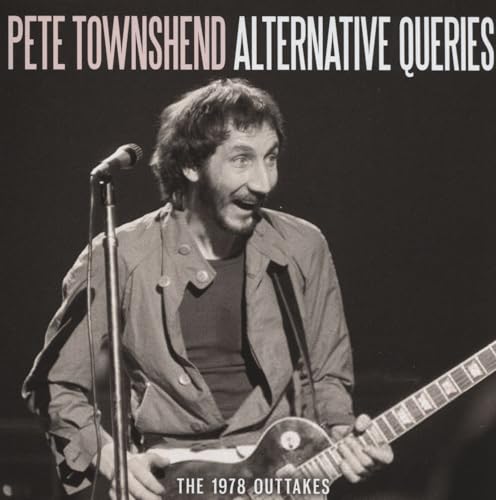 Black and white album cover featuring Pete Townshend with guitar.