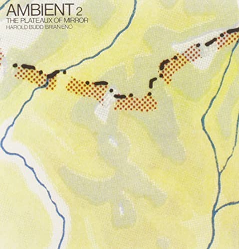 Album cover showing a stylized map with yellow terrain, blue lines, and red stippling.