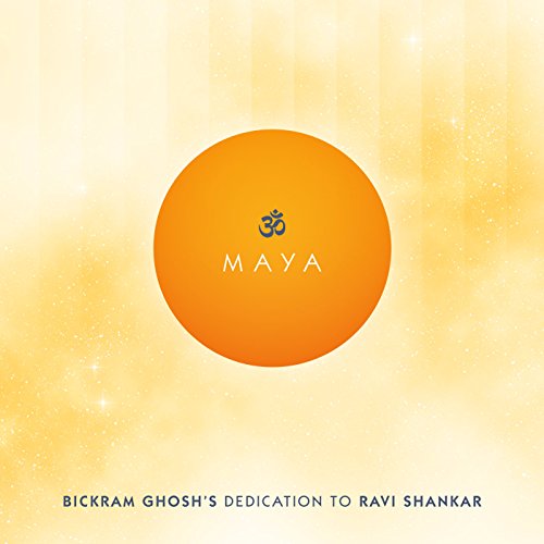 CD cover: orange circle with Om symbol and text on a gold background.