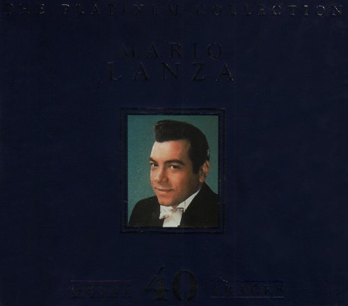CD cover for “The Platinum Collection” featuring Mario Lanza’s portrait.