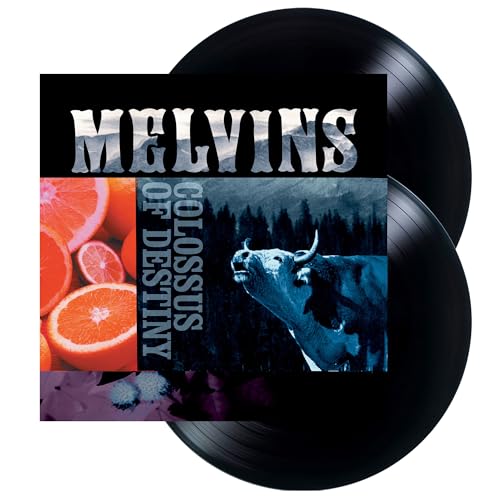 Melvins “Colossus Of Destiny” vinyl record with cow and orange imagery.