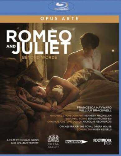 Blu-ray cover for "Romeo and Juliet Beyond Words" featuring dancers.