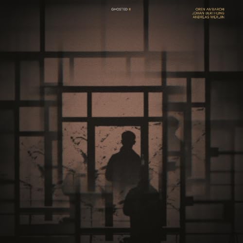 Dark album cover with window grid and blurred figures.