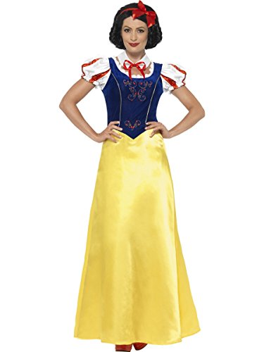 Smiffys Princess Snow Costume, Yellow, S - UK Size 08-10