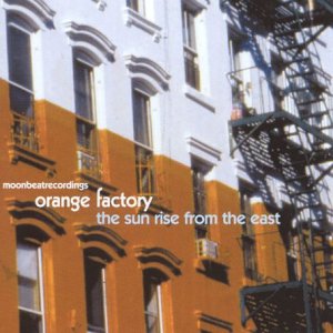 CD cover: orange and white building facade, text "the sun rise from the east".
