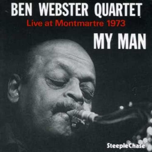 CD cover featuring Ben Webster’s portrait playing a saxophone.