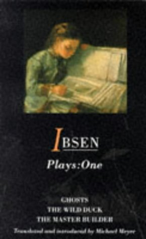 Book cover for “Ibsen Plays One” featuring a woman reading.