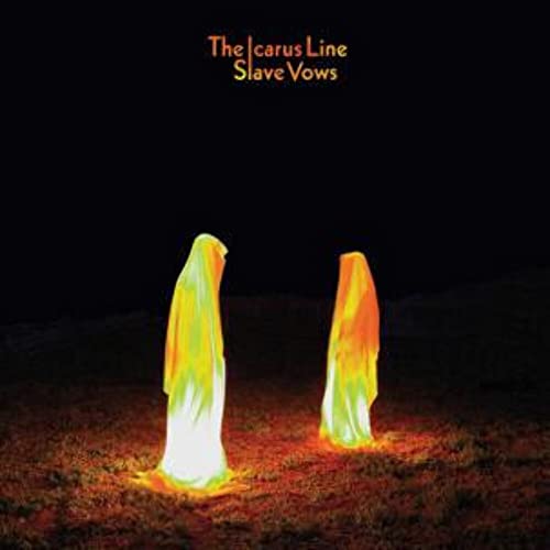 Album cover for The Icarus Lineās āSlave Vowsā featuring two shrouded figures.
