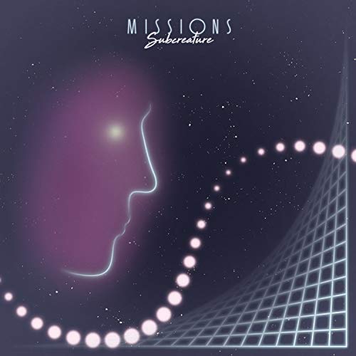 Album cover art featuring a glowing face silhouette against a starry space background.