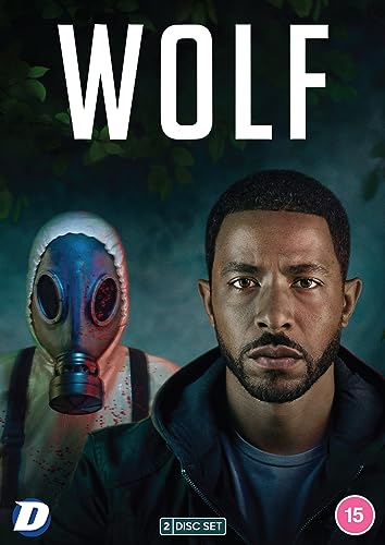 DVD cover for "Wolf" featuring two men, one in a gas mask.