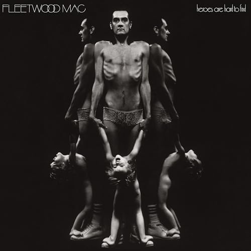 Black and white album cover featuring multiple figures in a stacked formation.