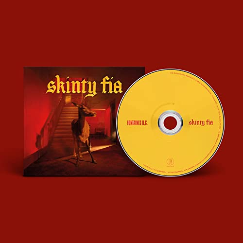 CD cover with a deer on a staircase and accompanying compact disc.