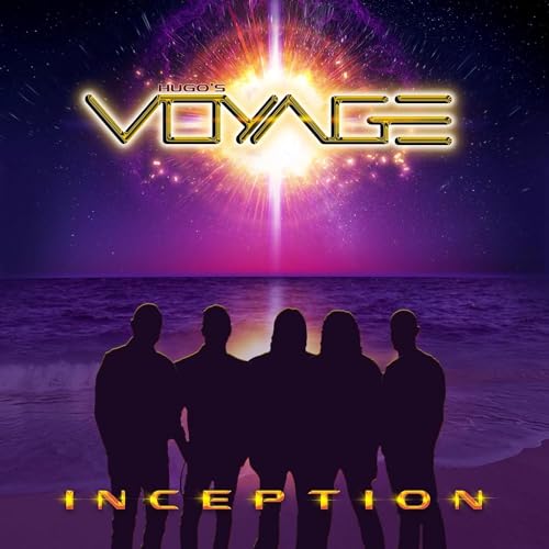 CD cover: silhouetted figures facing a bright, cosmic seascape.