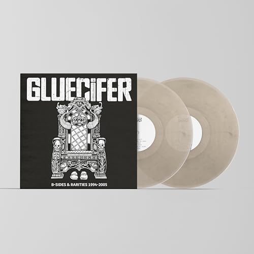 Gluecifer vinyl record with ornate throne cover art and two discs.