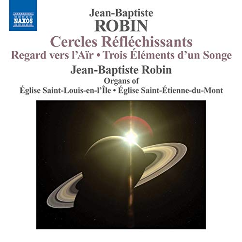 CD cover for Jean-Baptiste Robin’s organ music, featuring a silhouetted head.