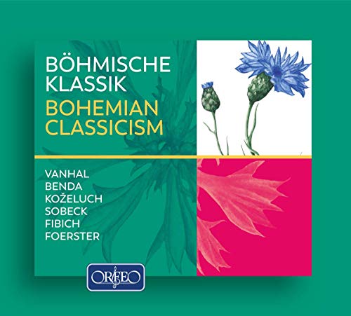 CD cover for “Bohemian Classics” featuring flowers and text in four panels.