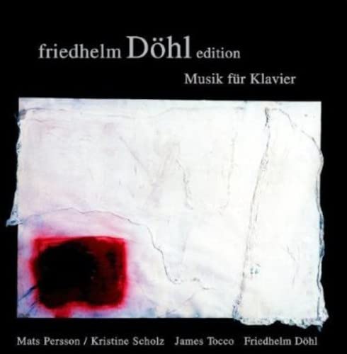CD cover for Friedhelm Döhl’s piano music, featuring abstract art.