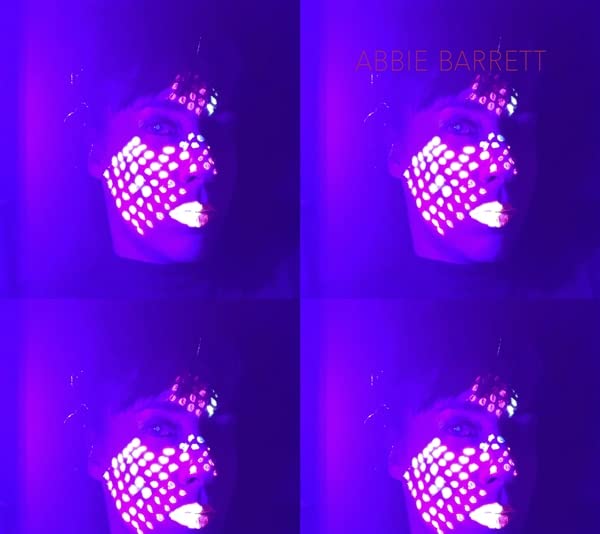 CD cover for Abbie Barrett's "I Will Let You Know," featuring a purple portrait.